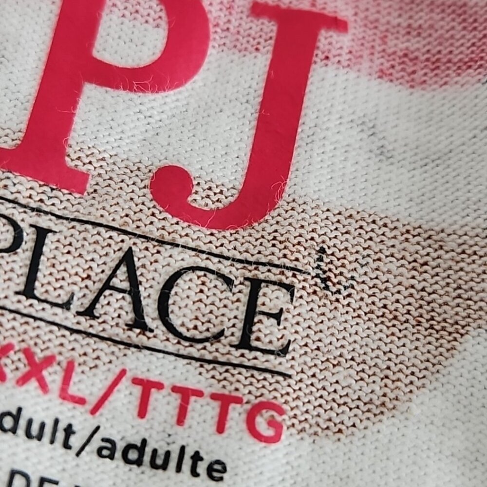PJ Place Unisex Christmas Santa 100% Cotton Top Pajama‎ Size XXXL Comfort NWOT - Picture 6 of 16